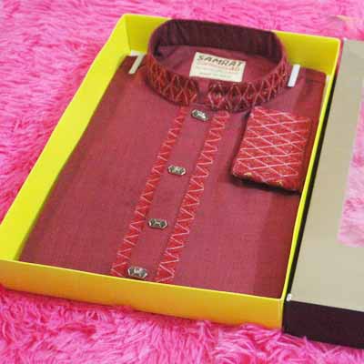 1 piece mate red premium quality punjabi offer for new year 2025 for men